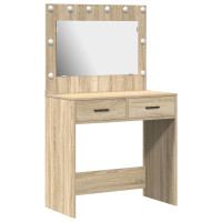 Produktbild för Smyckebord Sonoma-ek 78,5 x 41 x 135 cm Konstruerat trä
