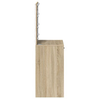 Produktbild för Smyckebord med låda Sonoma-ek 50 x 41 x 135 cm Konstruerat trä