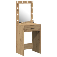 Produktbild för Smyckebord med låda Artisan Ek 50 x 41 x 135 cm Konstruerat trä