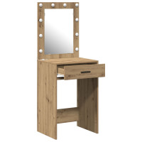 Produktbild för Smyckebord med låda Artisan Ek 50 x 41 x 135 cm Konstruerat trä