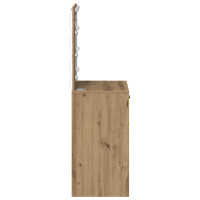 Produktbild för Smyckebord med låda Artisan Ek 50 x 41 x 135 cm Konstruerat trä