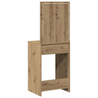 Produktbild för Smyckebord med låda Artisan Ek 50 x 41 x 135 cm Konstruerat trä