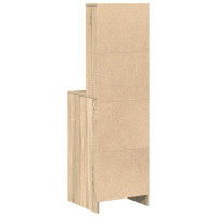 Produktbild för Skåp med låda Sonoma ek 40 x 41 x 135 cm Konstruerat trä