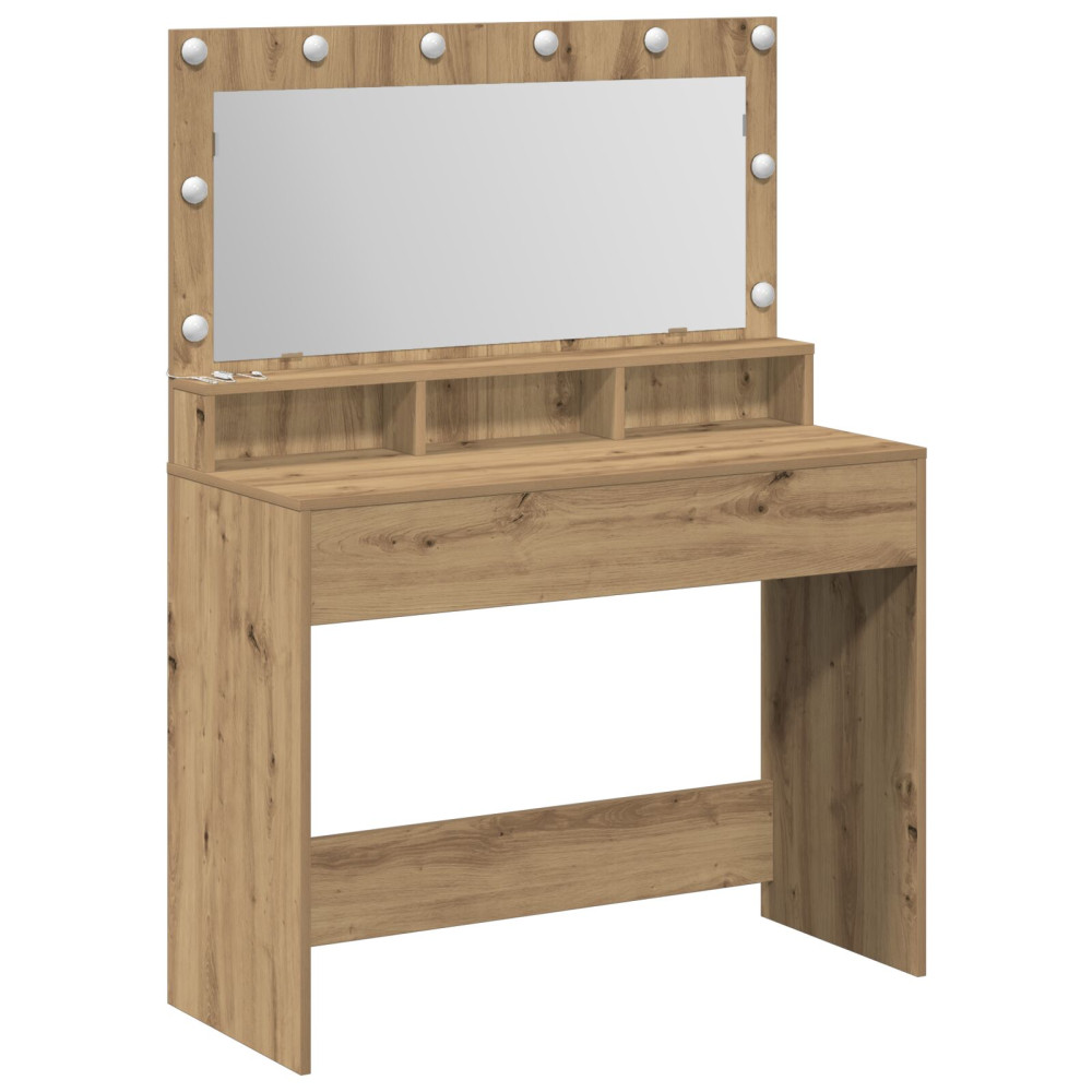 Produktbild för Smyckebord Artisan Ek 100 x 41 x 135 cm Konstruerat trä