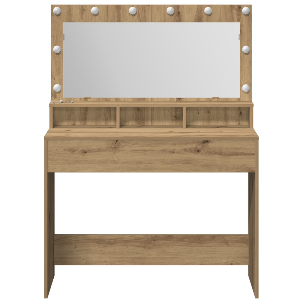 Produktbild för Smyckebord Artisan Ek 100 x 41 x 135 cm Konstruerat trä