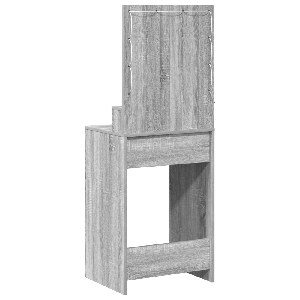Produktbild för Smyckebord Grå Sonoma 50 x 41 x 135 cm Konstruerat trä