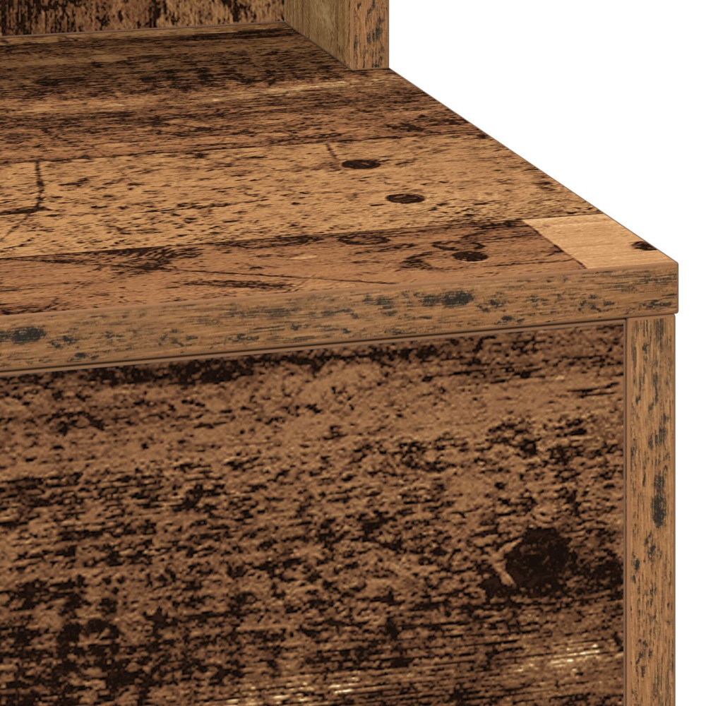 Produktbild för Smyckebord Gammalt trä 50 x 41 x 135 cm Konstruerat trä