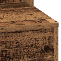 Produktbild för Smyckebord Gammalt trä 50 x 41 x 135 cm Konstruerat trä