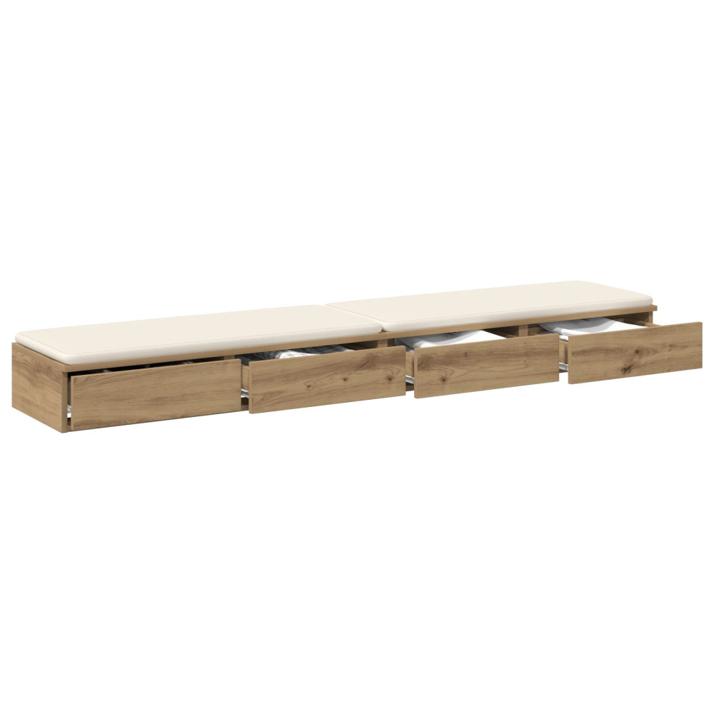 Produktbild för Sänglådor Artisan Ek 200 x 36,5 x 16,5 cm Konstruerat trä