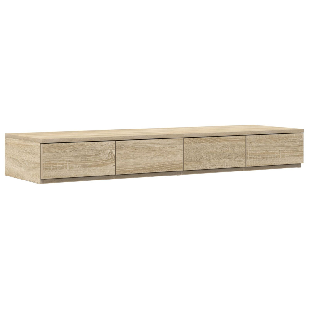 Produktbild för Sänglådor Sonoma-ek 120 x 36,5 x 16,5 cm Konstruerat trä