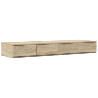 Produktbild för Sänglådor Sonoma-ek 120 x 36,5 x 16,5 cm Konstruerat trä