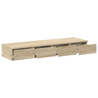 Produktbild för Sänglådor Sonoma-ek 120 x 36,5 x 16,5 cm Konstruerat trä