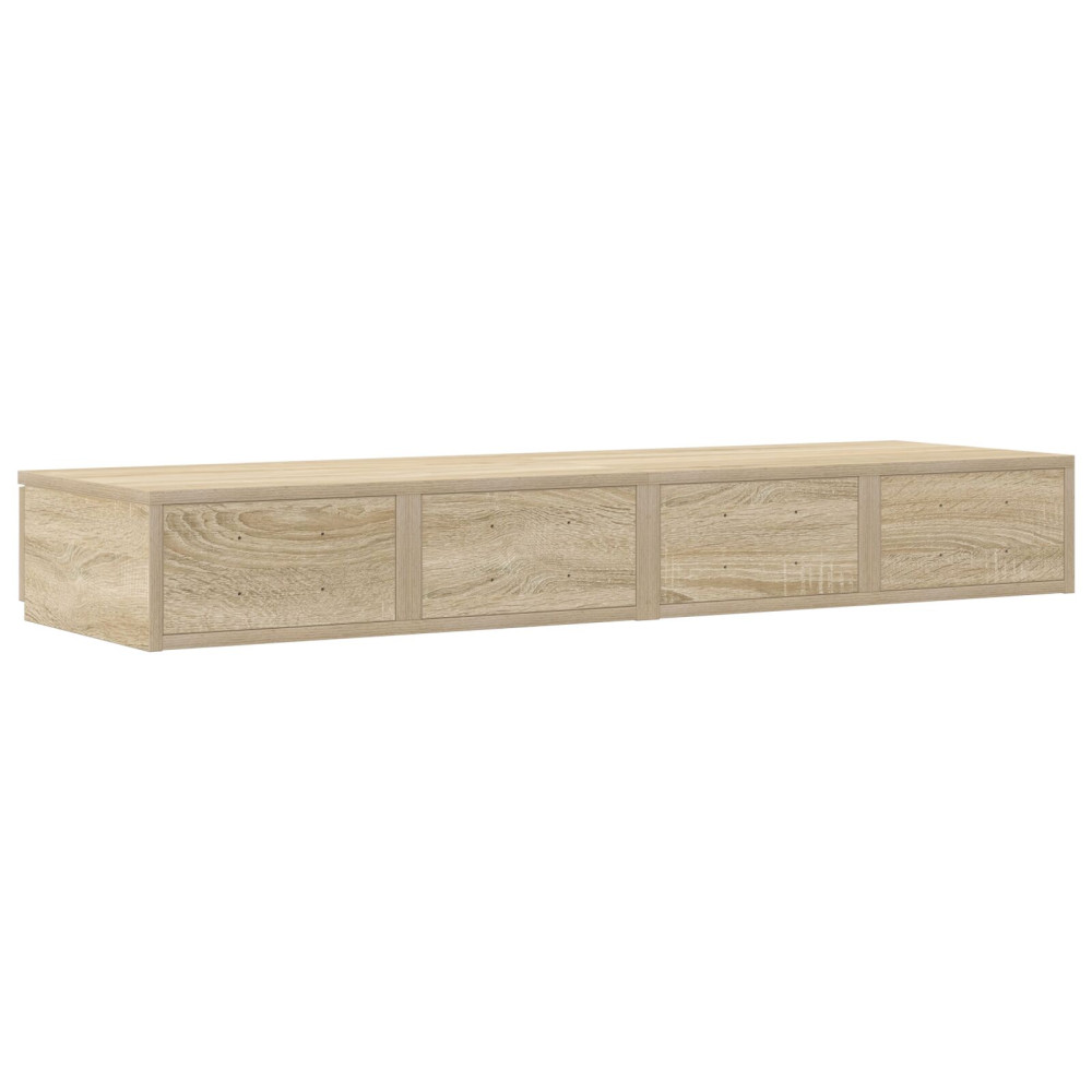 Produktbild för Sänglådor Sonoma-ek 120 x 36,5 x 16,5 cm Konstruerat trä