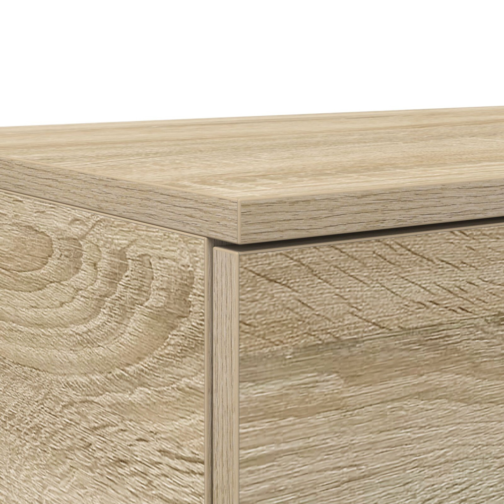 Produktbild för Sänglådor Sonoma-ek 120 x 36,5 x 16,5 cm Konstruerat trä