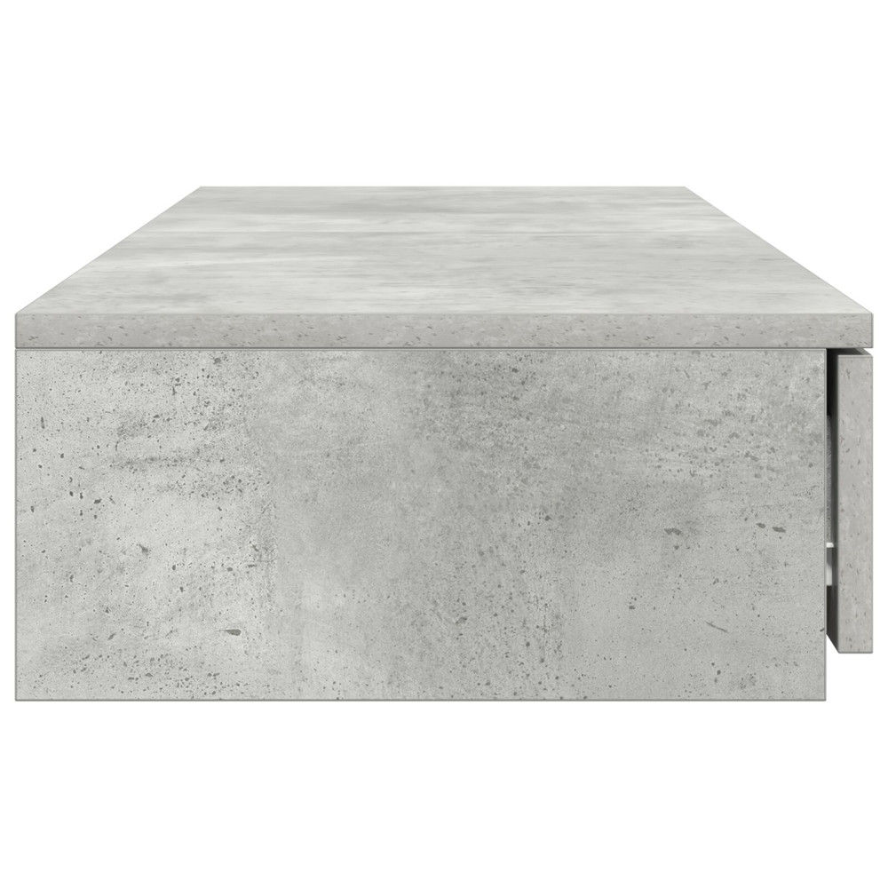 Produktbild för Sänglådor Betonggrå 120 x 36,5 x 16,5 cm Konstruerat trä
