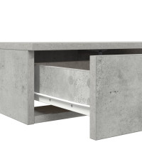Produktbild för Sänglådor Betonggrå 120 x 36,5 x 16,5 cm Konstruerat trä