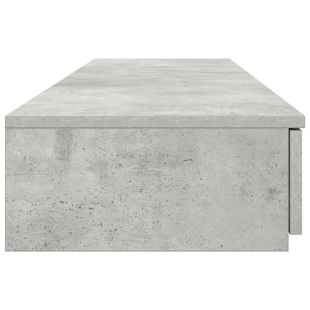 Produktbild för Sänglådor Betonggrå 140 x 36,5 x 16,5 cm Konstruerat trä