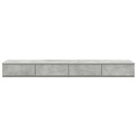 Produktbild för Sänglådor Betonggrå 135 x 36,5 x 16,5 cm Konstruerat trä