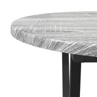 Produktbild för Kaffeebord Grå 80 x 40 x 40.5 cm Konstruktions trä och metall
