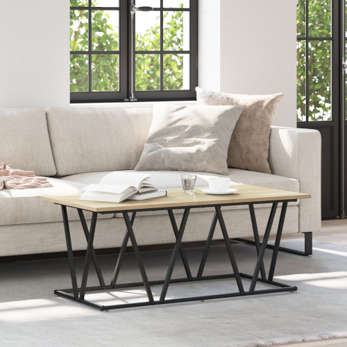 vidaXL Kaffeebord Sonoma-ek 100 x 50 x 40 cm - Soffbord