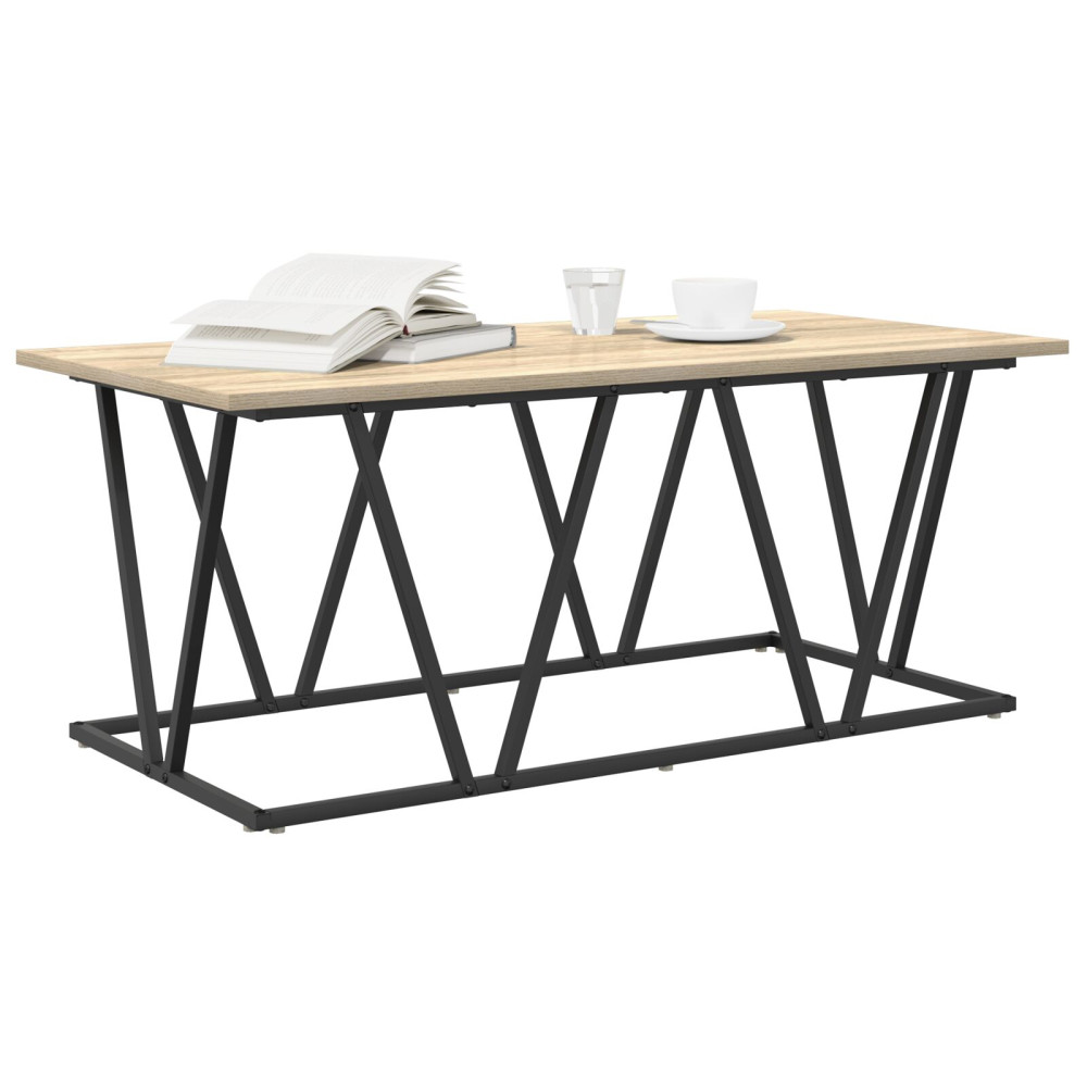 Produktbild för Kaffeebord Sonoma-ek 100 x 50 x 40 cm