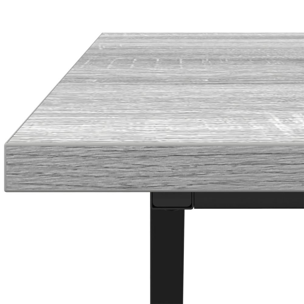 Produktbild för Kaffeebord Grå 100 x 50 x 40 cm Konstruktions trä och metall