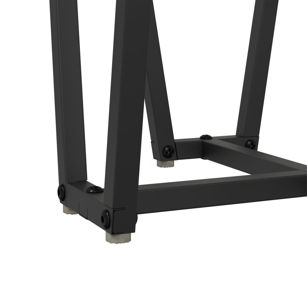 Produktbild för Sidobordsset 2 pcs Svart Ek