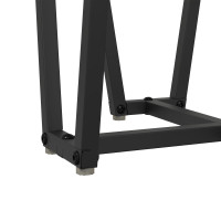 Produktbild för Sidobordsset 2 pcs Svart Ek