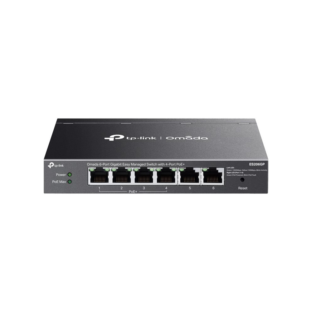 Produktbild för TP-Link Omada ES206GP V1 - switch - 6 portar - Administrerad