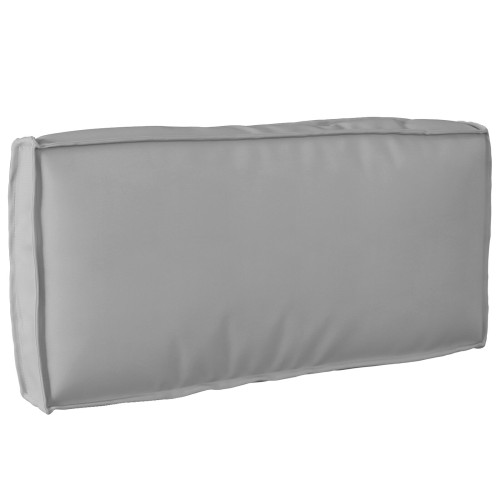 vidaXL Pallkuddset 2 pcs Grå Oxford Tyg