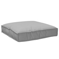 Produktbild för Pallkuddset 2 pcs Grå Oxford Tyg