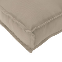 Produktbild för Pallkuddset 2 pcs Taupe Oxford Tyg