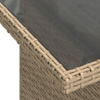 Produktbild för Soffset med kudde 7 pcs Beige och Ljusgrå konstrotting