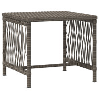 Produktbild för Solstol 3 pcs Grå och Marinblå 200 x 55 x 92 cm konstrotting