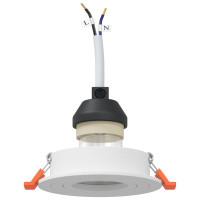 Produktbild för Spotlight 6 pcs Vit 9 x 9 x 2 cm Aluminium