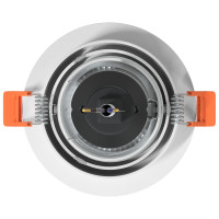 Produktbild för Spotlight 6 pcs Vit 9 x 9 x 2 cm Aluminium