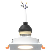 Produktbild för Spotlight 6 pcs Vit 9 x 9 x 2 cm Aluminium