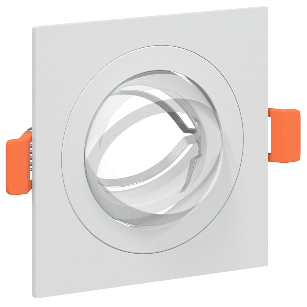 Produktbild för Spotlight 12 pcs Vit 9 x 9 x 2 cm Aluminium