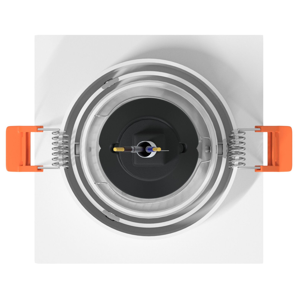 Produktbild för Spotlight 12 pcs Vit 9 x 9 x 2 cm Aluminium