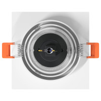 Produktbild för Spotlight 12 pcs Vit 9 x 9 x 2 cm Aluminium