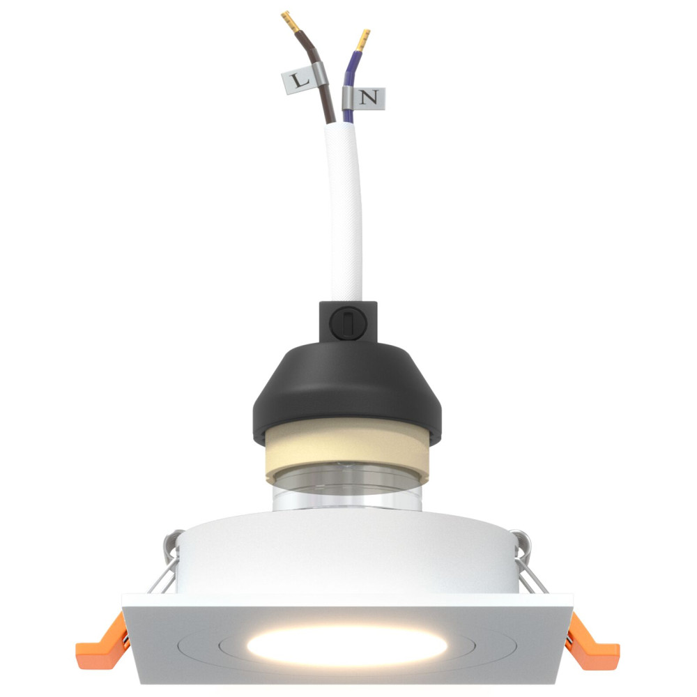 Produktbild för Spotlight 12 pcs Vit 9 x 9 x 2 cm Aluminium