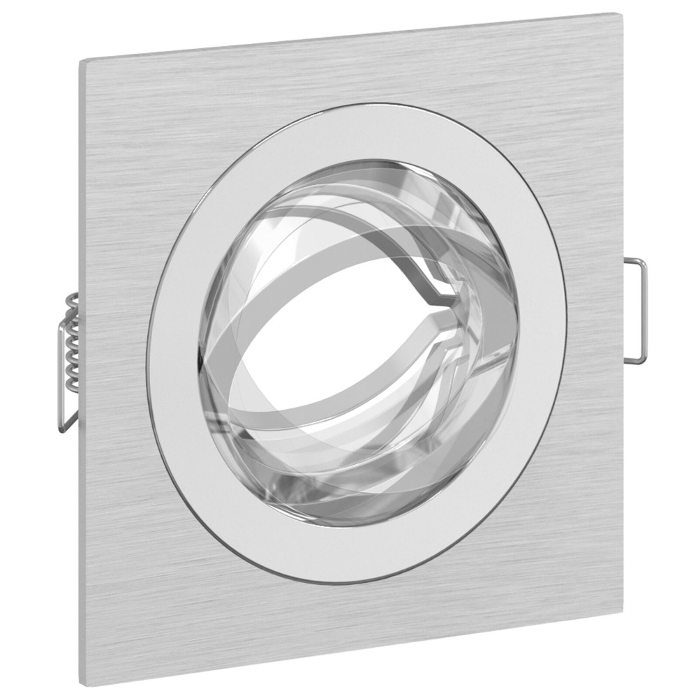 Produktbild för Spotlight 24 pcs Silver 9 x 9 x 2 cm Aluminium