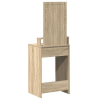 Produktbild för Smyckebord med låda Brun 50 x 41 x 140 cm Konstruerat trä