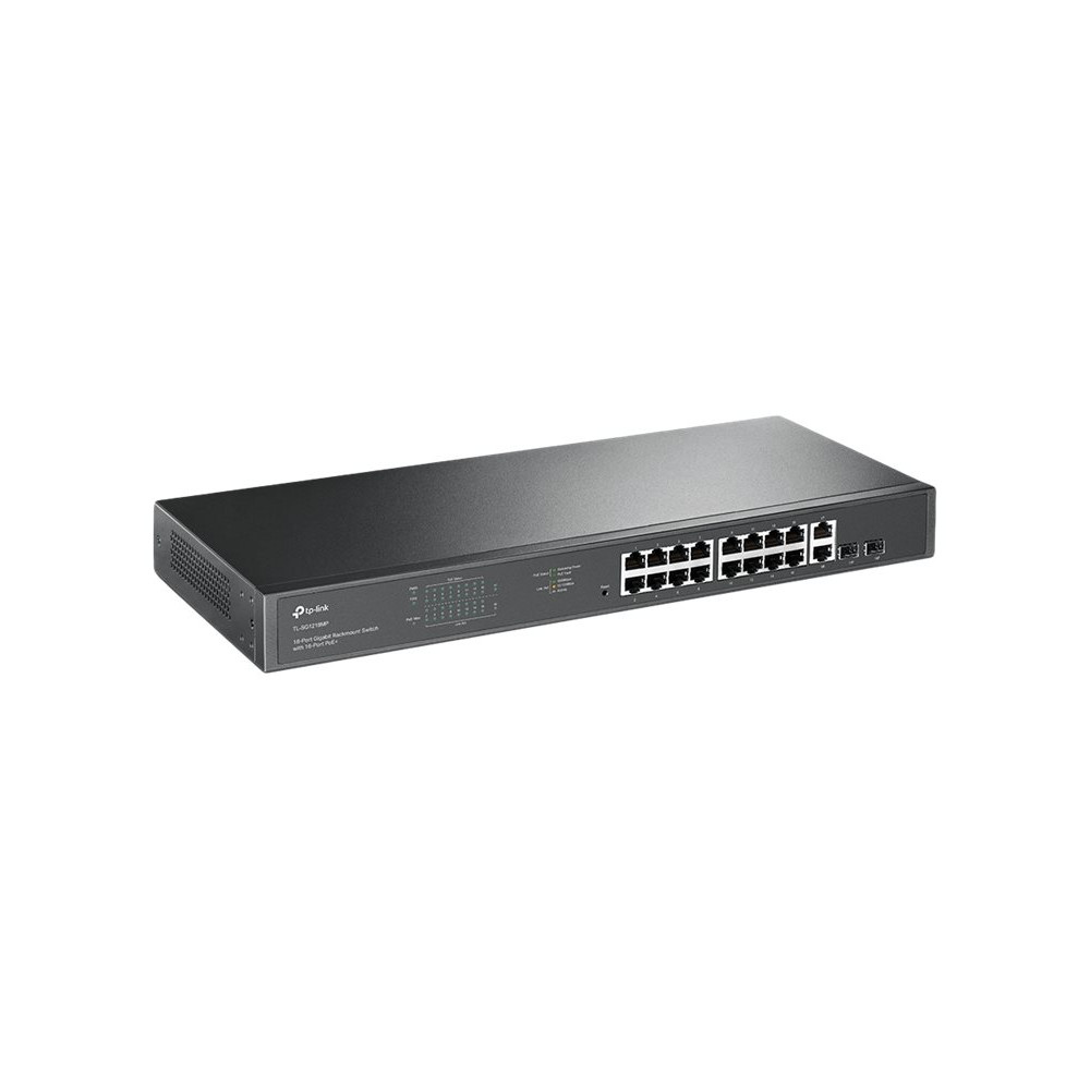 Produktbild för TP-Link JetStream TL-SG1218MP - V1 - switch - 18 portar - rackmonterbar