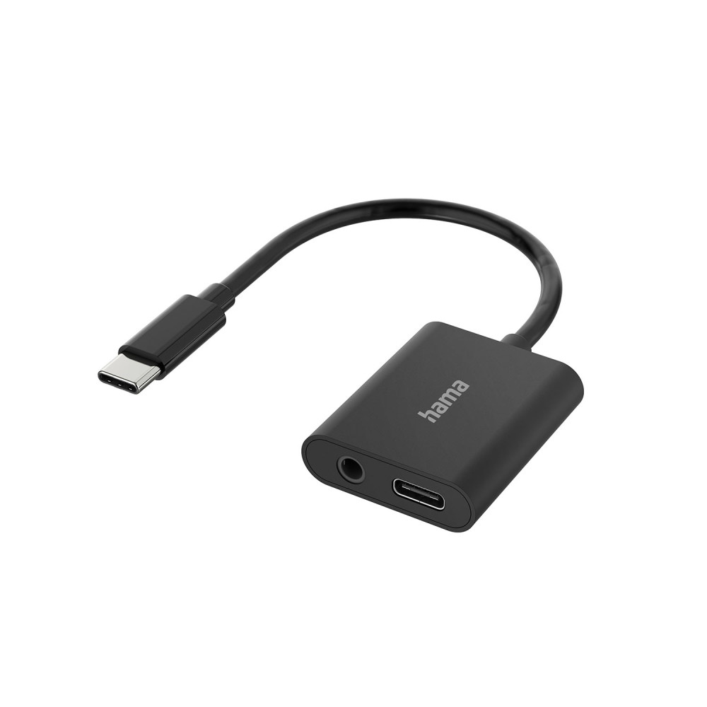 Produktbild för Audio Adapter 2in1 USB-C to 3,5mm Jack/USB-C Socket