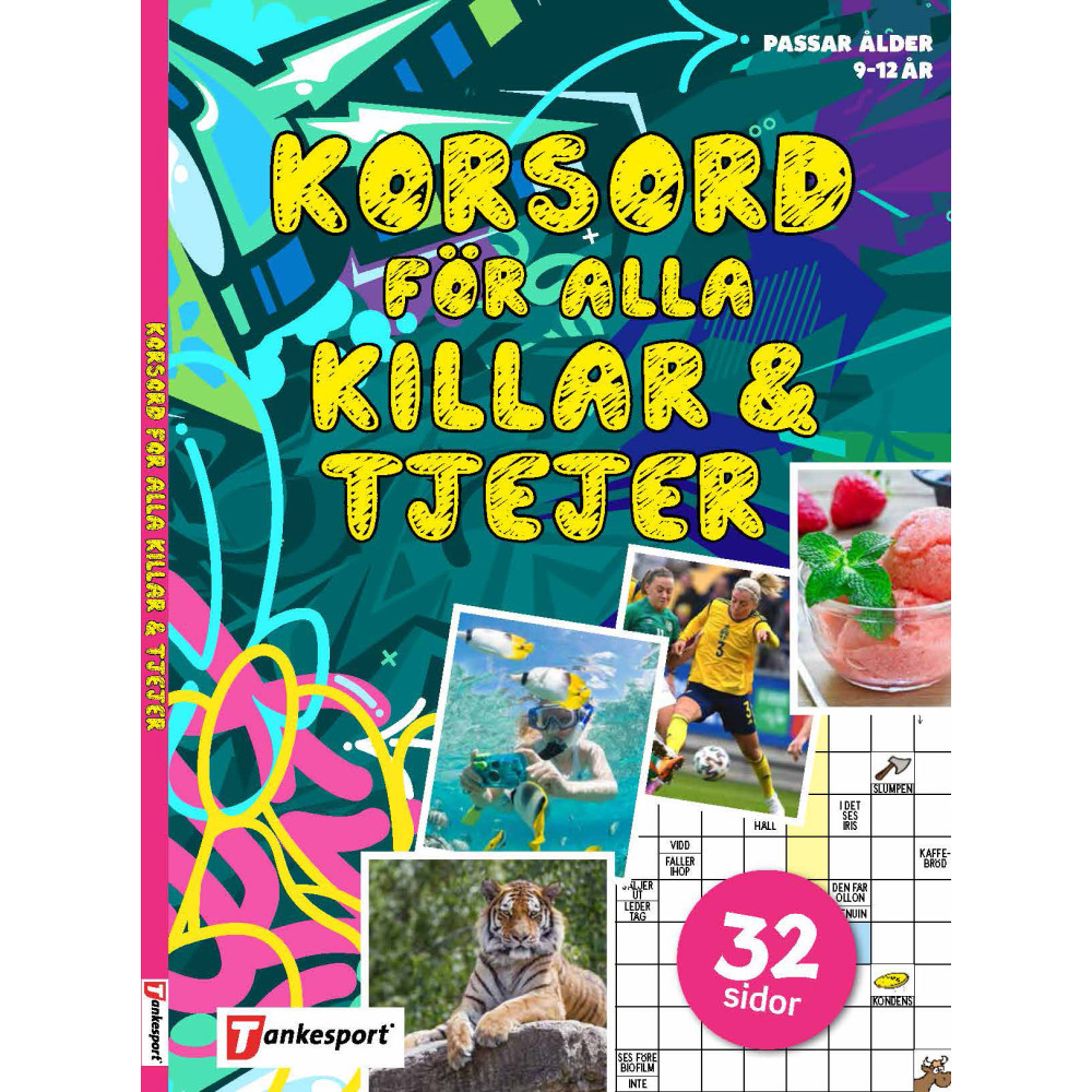 Produktbild för Korsord för alla killar & tjejer (häftad)