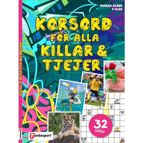 Tankesport Korsord för alla killar & tjejer (häftad)
