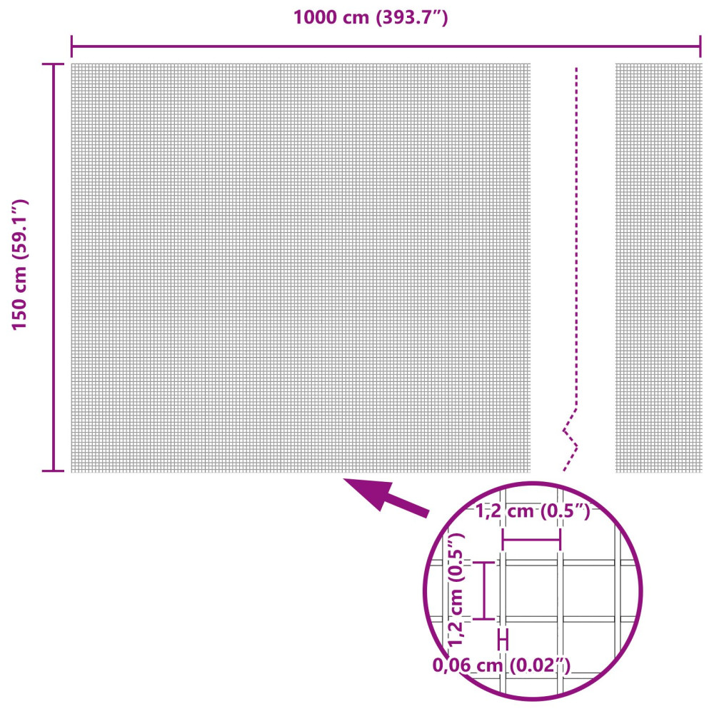 Produktbild för Utomhus Svetsat Stängsel med Stolpar 10 x 1,5 m Silver Mesh