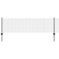 Produktbild för Svetsat trådgärd med stolpe 100 x 0,6 m (B x H)