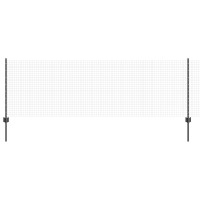 Produktbild för Svetsat trådgärd med stolpe 100 x 0,8 m (B x H)